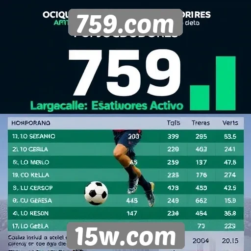 Estatísticas de jogadores ativos no 759.com